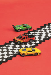 Light Up Sound Metal Cars Mud Pie Toy Red Pick Up