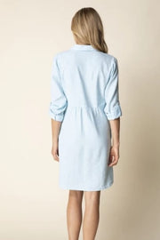 Linen Solid Shirtdress by Habitat | Topaz Habitat Dress
