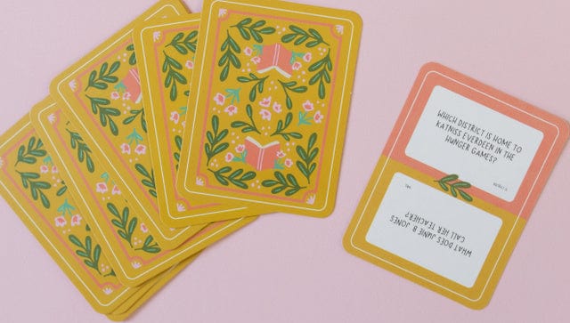 Literary Trivia Card Set by Pippi Post Inked Brands Card Game