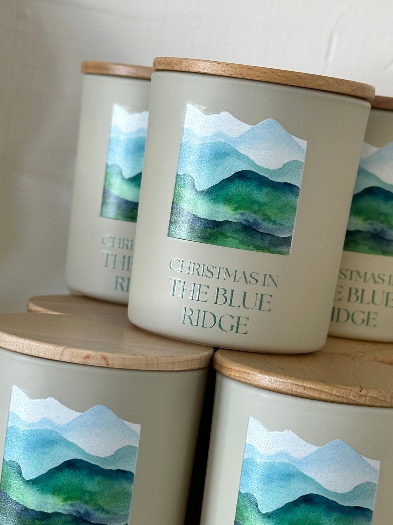 Local Christmas Candle & Gift | Christmas in the Blue Ridge Roam Homegrown Wholesale Candle