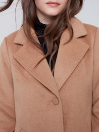 Thumbnail for Long Coat Hepburn Style by Charlie B Charlie B Coat