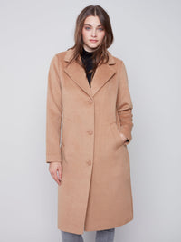 Thumbnail for Long Coat Hepburn Style by Charlie B Charlie B Coat