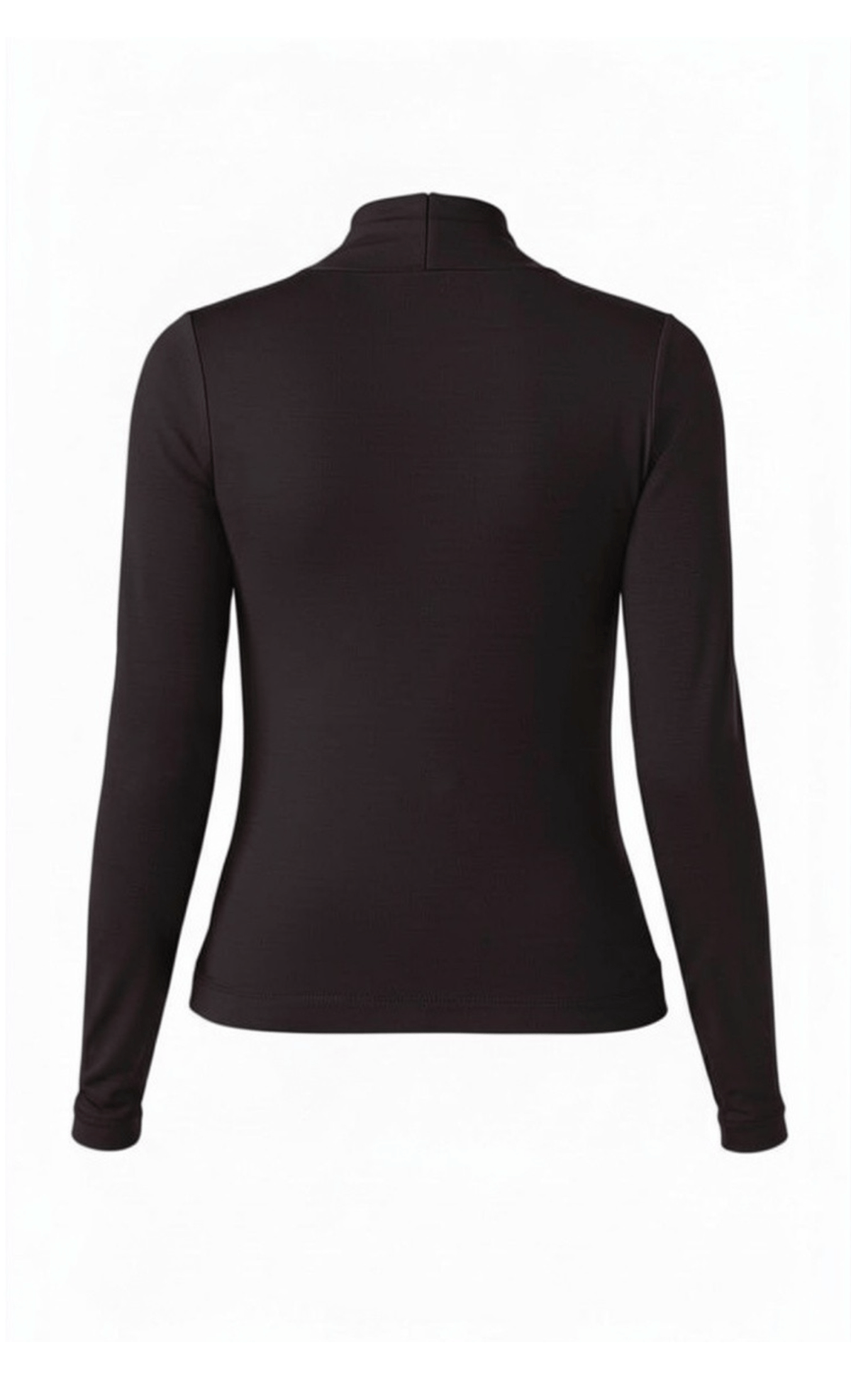 Long Slv Wrap Neck Knit Top, Java Liverpool Top