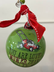 Love You Mower Ornament Glory Haus, Inc Christmas Ornament