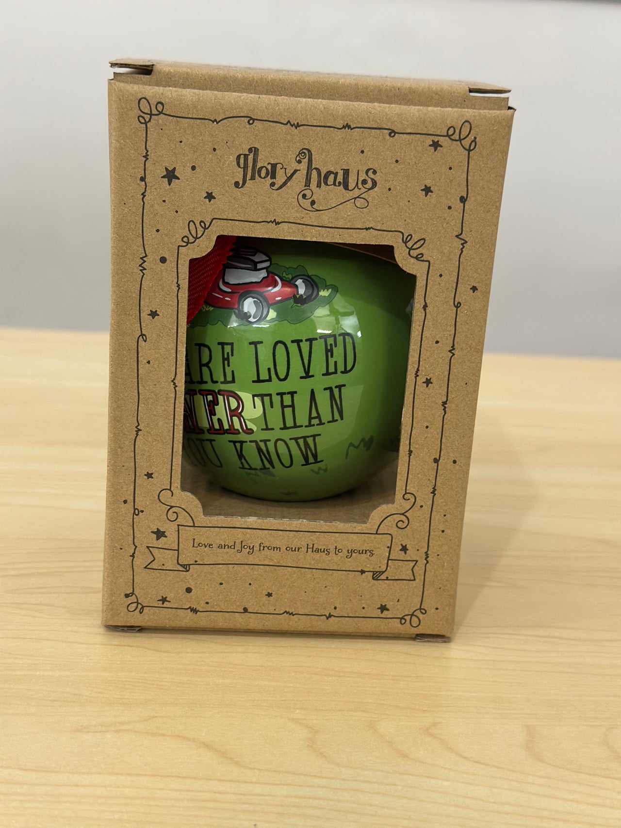 Love You Mower Ornament Glory Haus, Inc Christmas Ornament