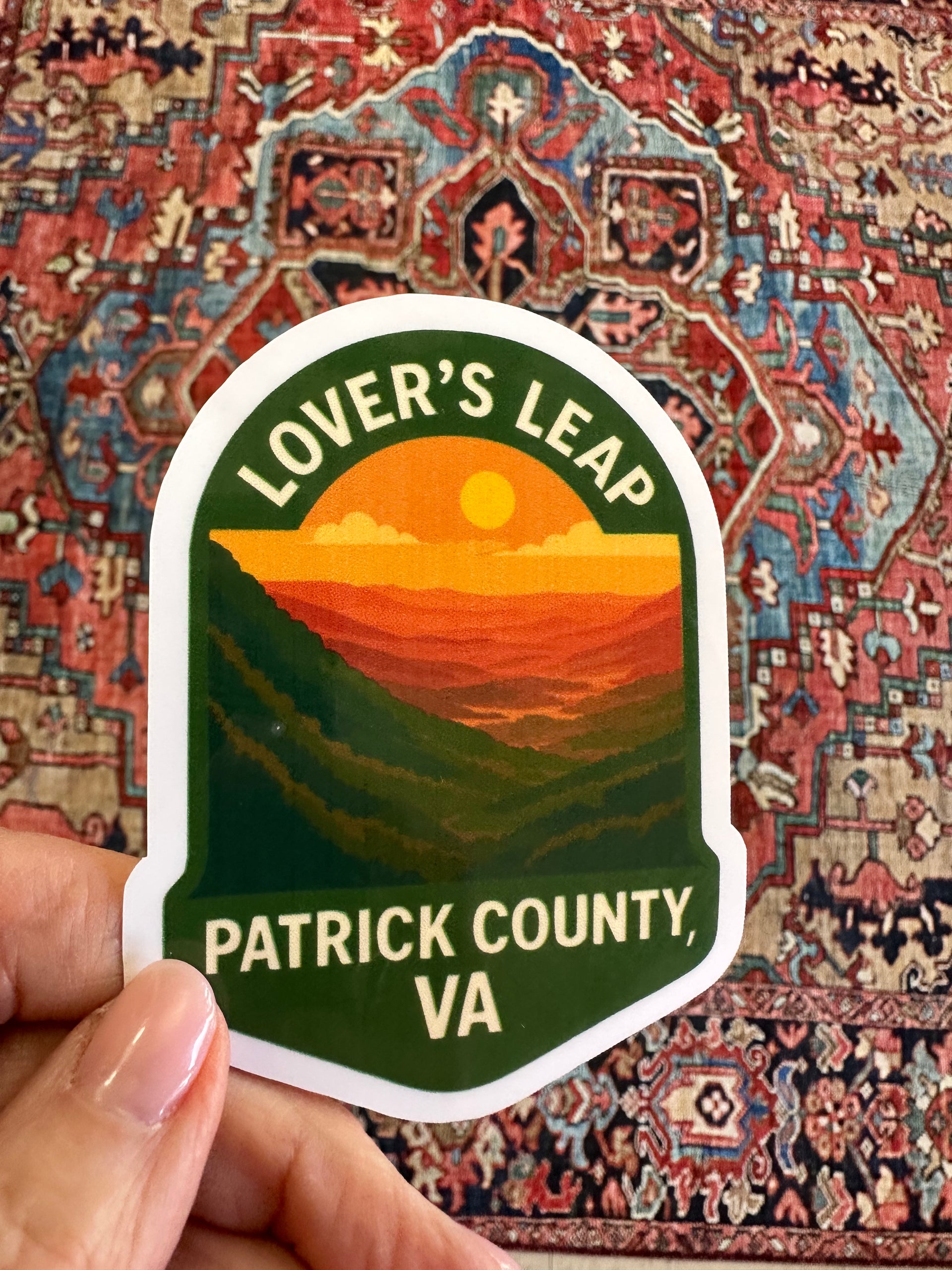 Lover's Leap Virginia Decal Sticker Dash Stickers