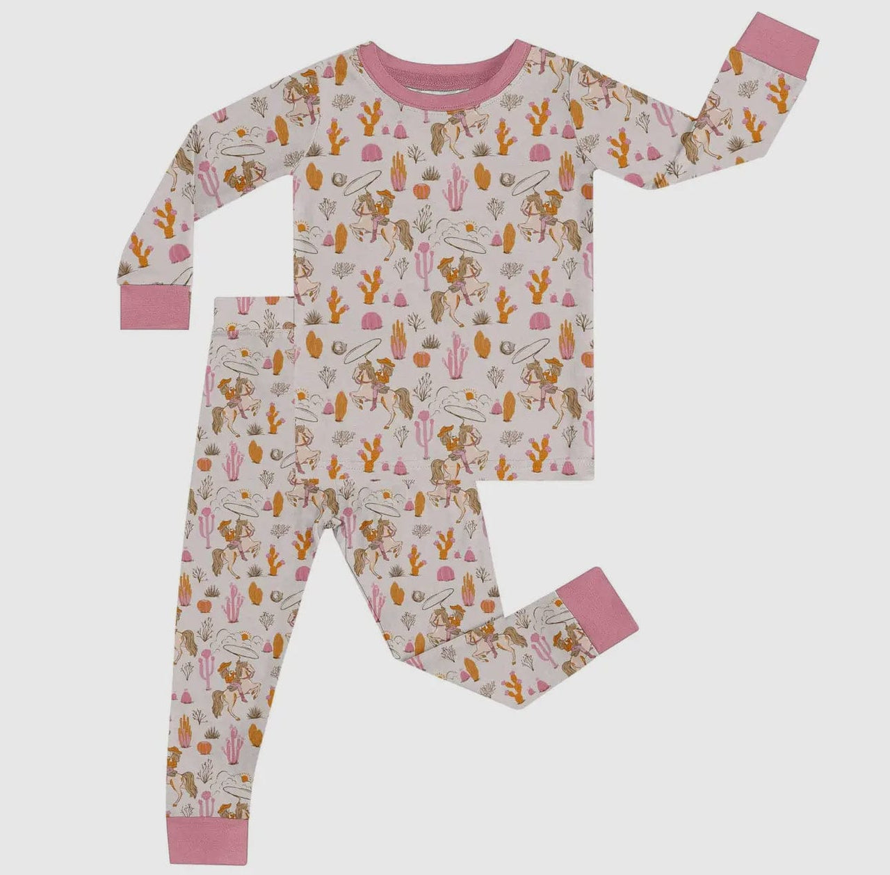LS 2 Pc PJs by Goosies | Saddle Up, Cowgirl Goosies Baby 3T