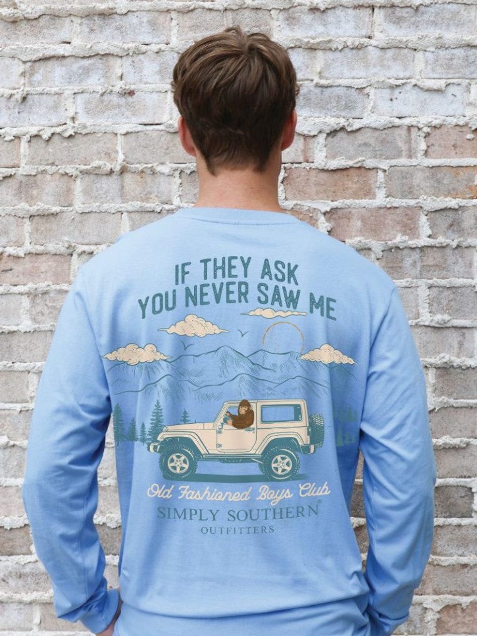 LS Men's Tee by Simply Southern | Sasquatch Simply Southern LS TEE