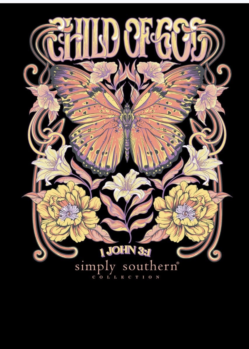 LS Tee by Simply Southern | Child of God 1 John 3:1 Simply Southern LS TEE