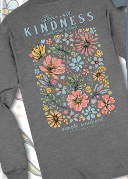 LS Tee by Simply Southern | Shine With Kindness Simply Southern LS TEE