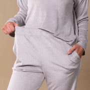 Luxe Lounge Lounge Pant | Soft Grey Amanda Blu Lounge Wear