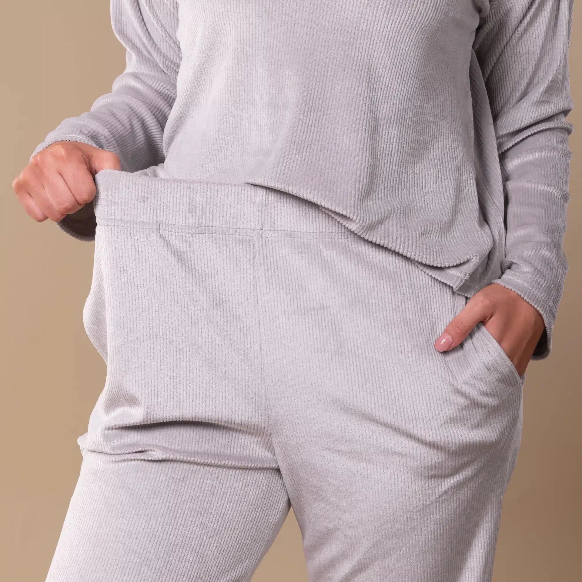 Luxe Lounge Lounge Pant | Soft Grey Amanda Blu Lounge Wear