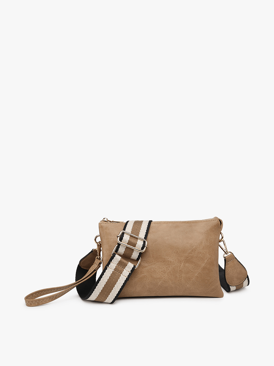 M2056 Izzy Crossbody w/ Guitar Strap: Camel Jen & Co.