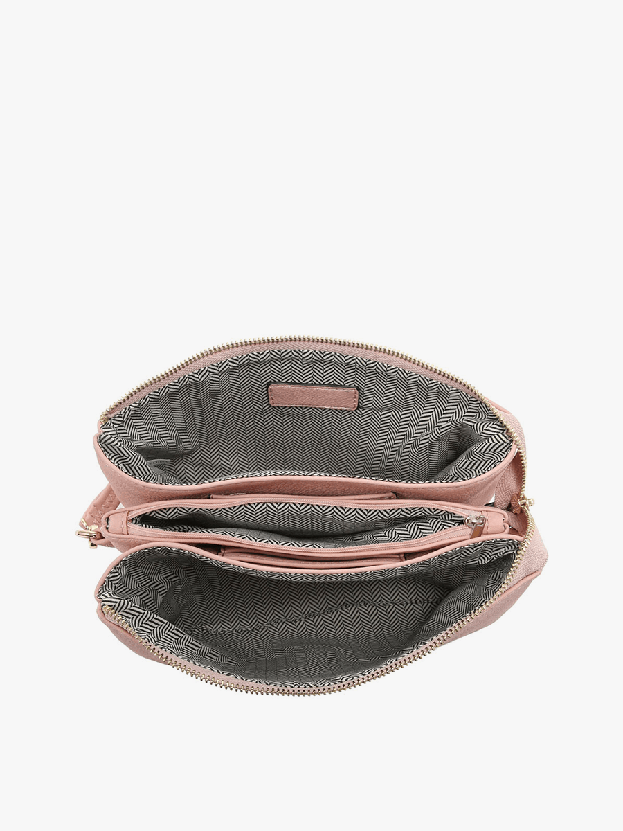 M2056 Izzy Crossbody w/ Guitar Strap: Camel Jen & Co.