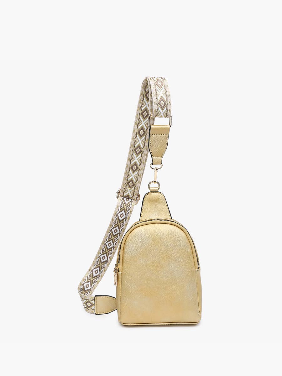 M2436 Ellen Sling Bag w/ Removable Guitar Strap: Peacock Jen & Co.