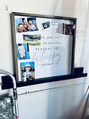 Magnetic Board for Photos Mattie B's Gifts & Apparel Be Happy