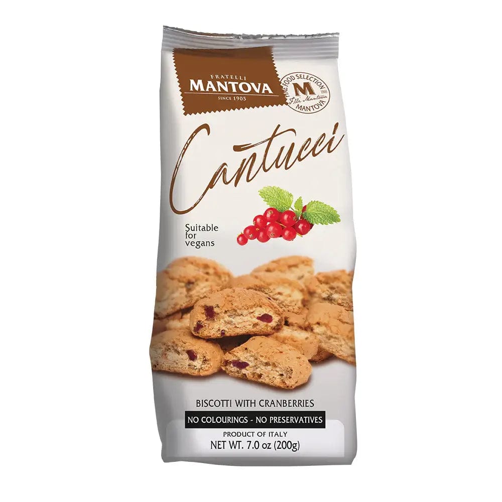 Mantova Cantucci with Cranberries, 7 oz. Fine Italian Food