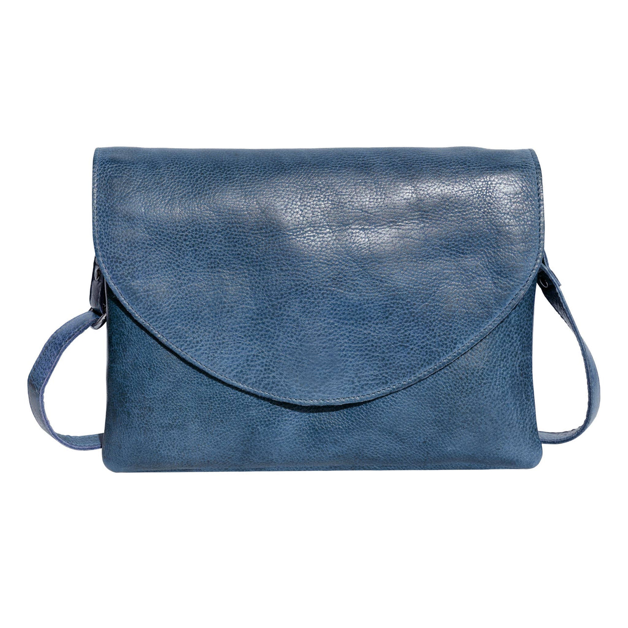 Marcus Handcrafted Leather Crossbody Bags: Denim Latico Leathers