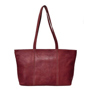 Margot Handcrafted Leather Tote/Shoulder Bags: Oxblood Latico Leathers