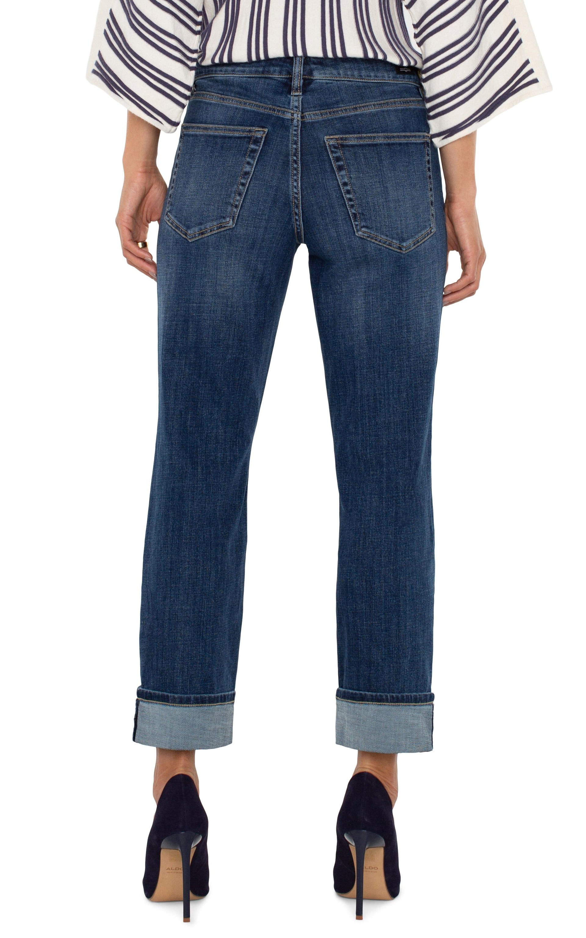 Marley Girlfriend Cuffed Jean by Liverpool Liverpool Jean