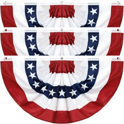 Medium Patriotic Bunting Evergreen Home Decor