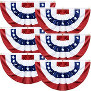 Medium Patriotic Bunting Evergreen Home Decor