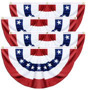 Medium Patriotic Bunting Evergreen Home Decor