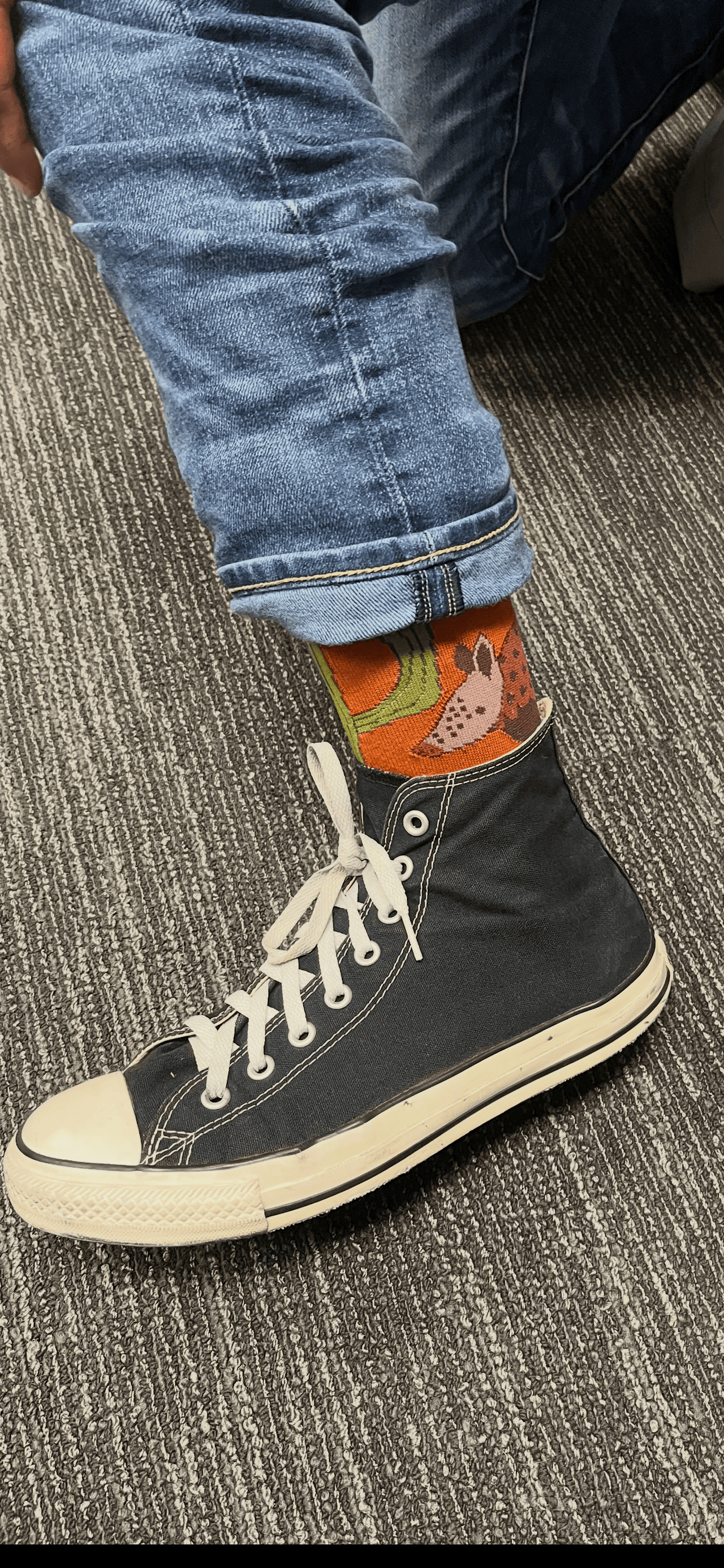 Men's Crew Socks, Armadillo Rodeo Oooh Yeah Socks