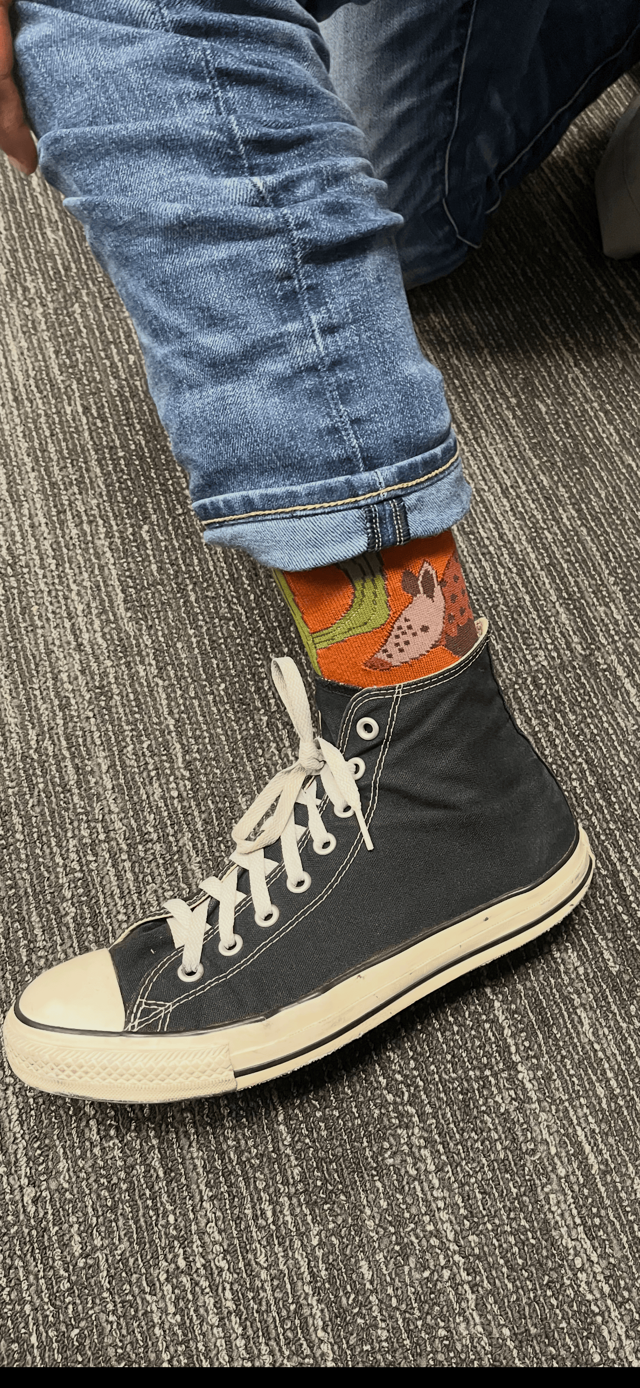 Men's Crew Socks, Armadillo Rodeo Oooh Yeah Socks