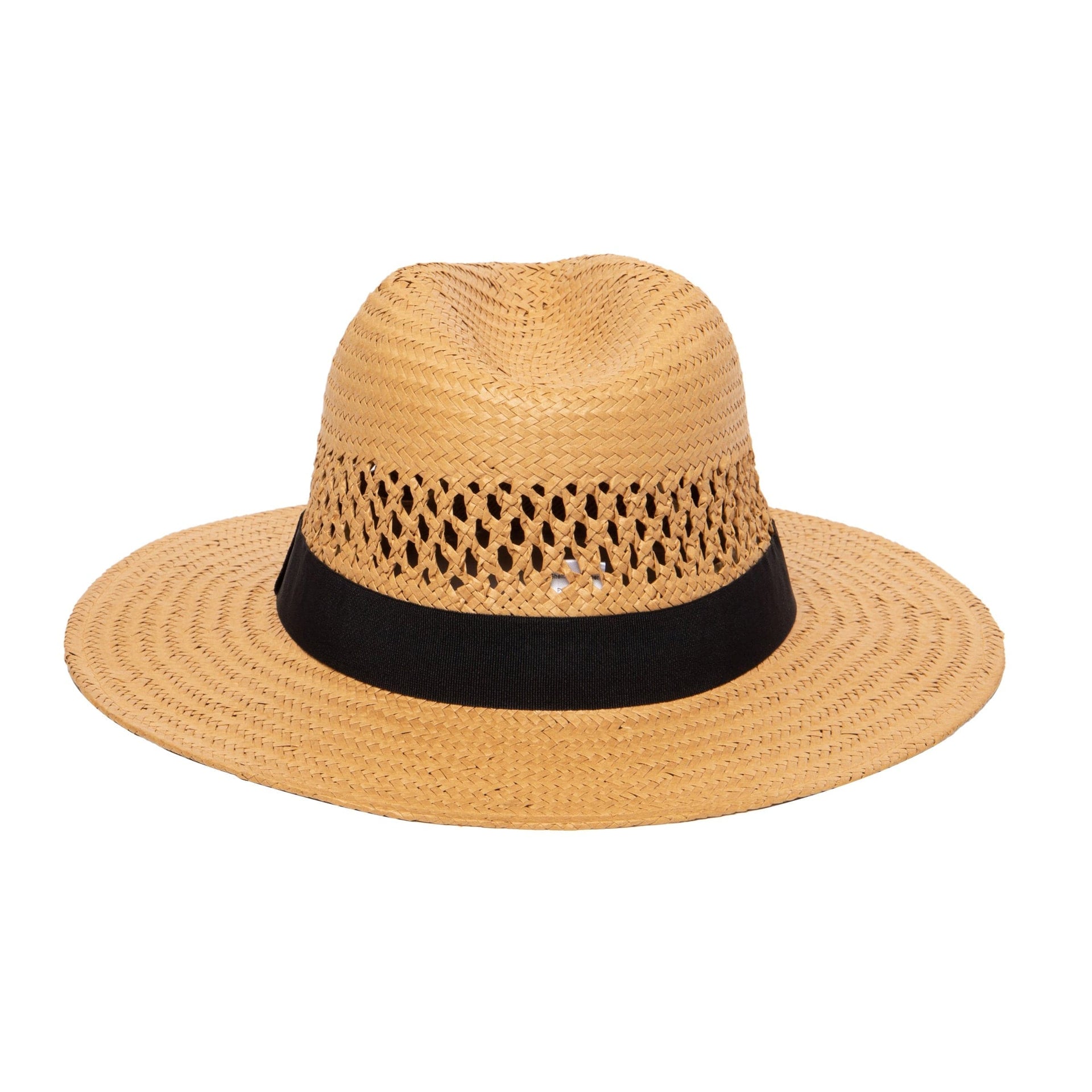 Men's Paper Fedora W Vents | Tobacco San Diego Hat Company HAT