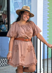 Men's Paper Fedora W Vents | Tobacco San Diego Hat Company HAT