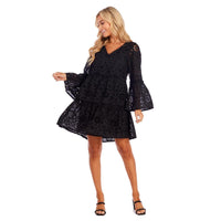 Thumbnail for Meredith Eyelet Dress in Black Mattie B's Gifts & Apparel