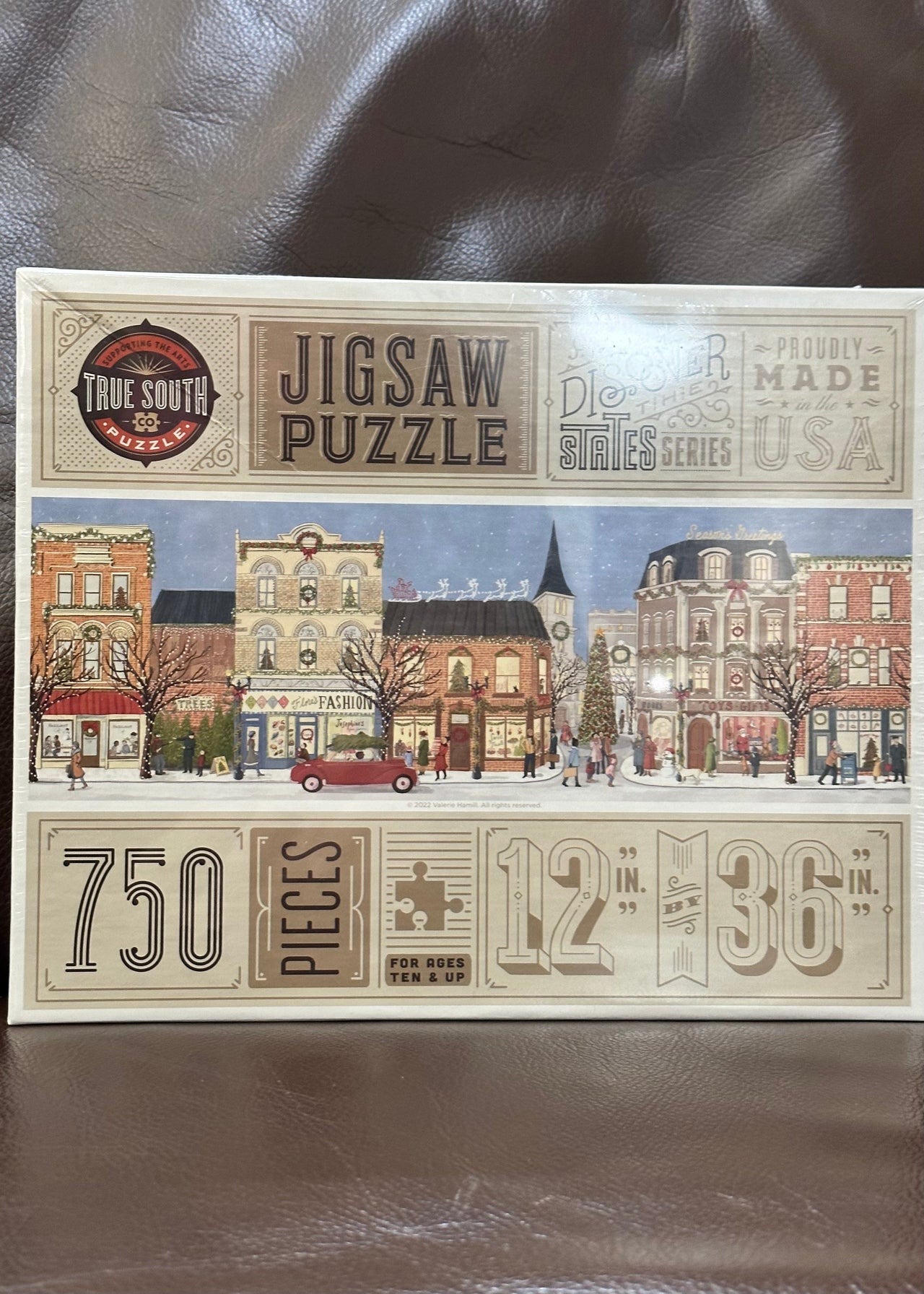 Merry Main Street Puzzle True South Puzzle Co Holiday Puzzle