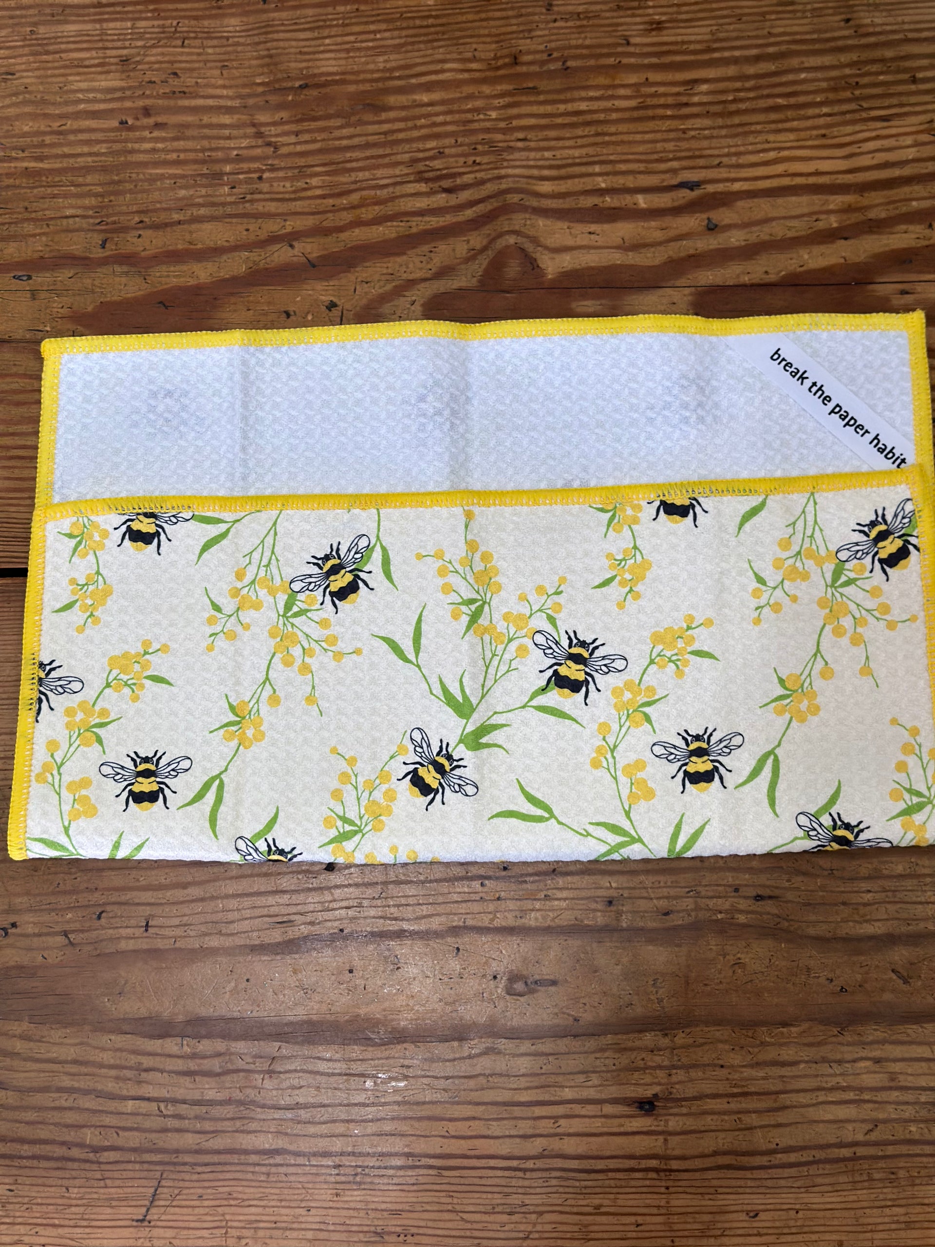Mighty Mini Towel (Set of 3), Bumblebee Once Again Home Co. Kitchen Towel One Size