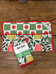 Mighty Mini Towel (Set of 3) Reversible, Happy Apple Once Again Home Co. Kitchen Towel One Size