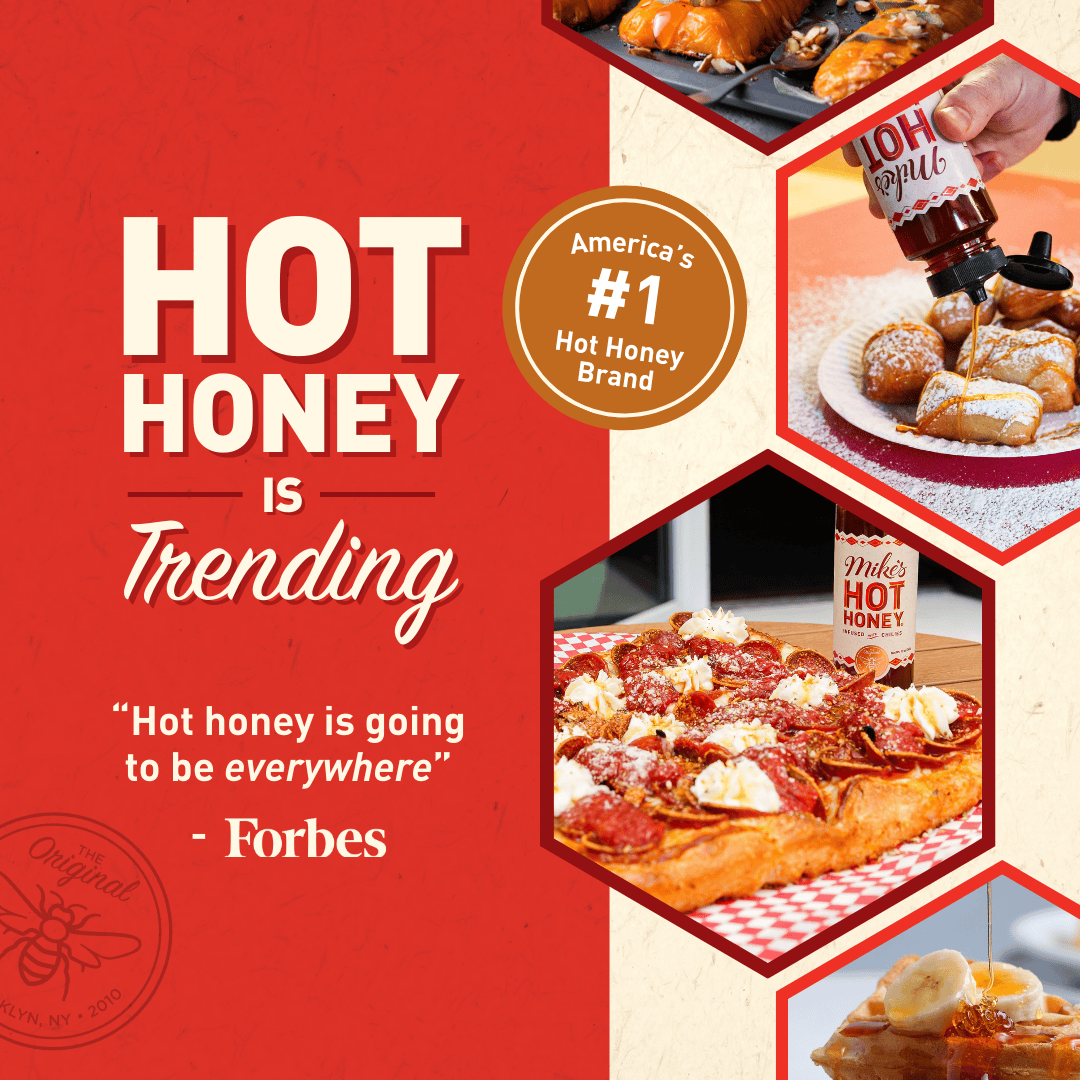 Mike's Hot Honey | Original | 6-pack | 12oz | Squeeze Bottle Mike's Hot Honey