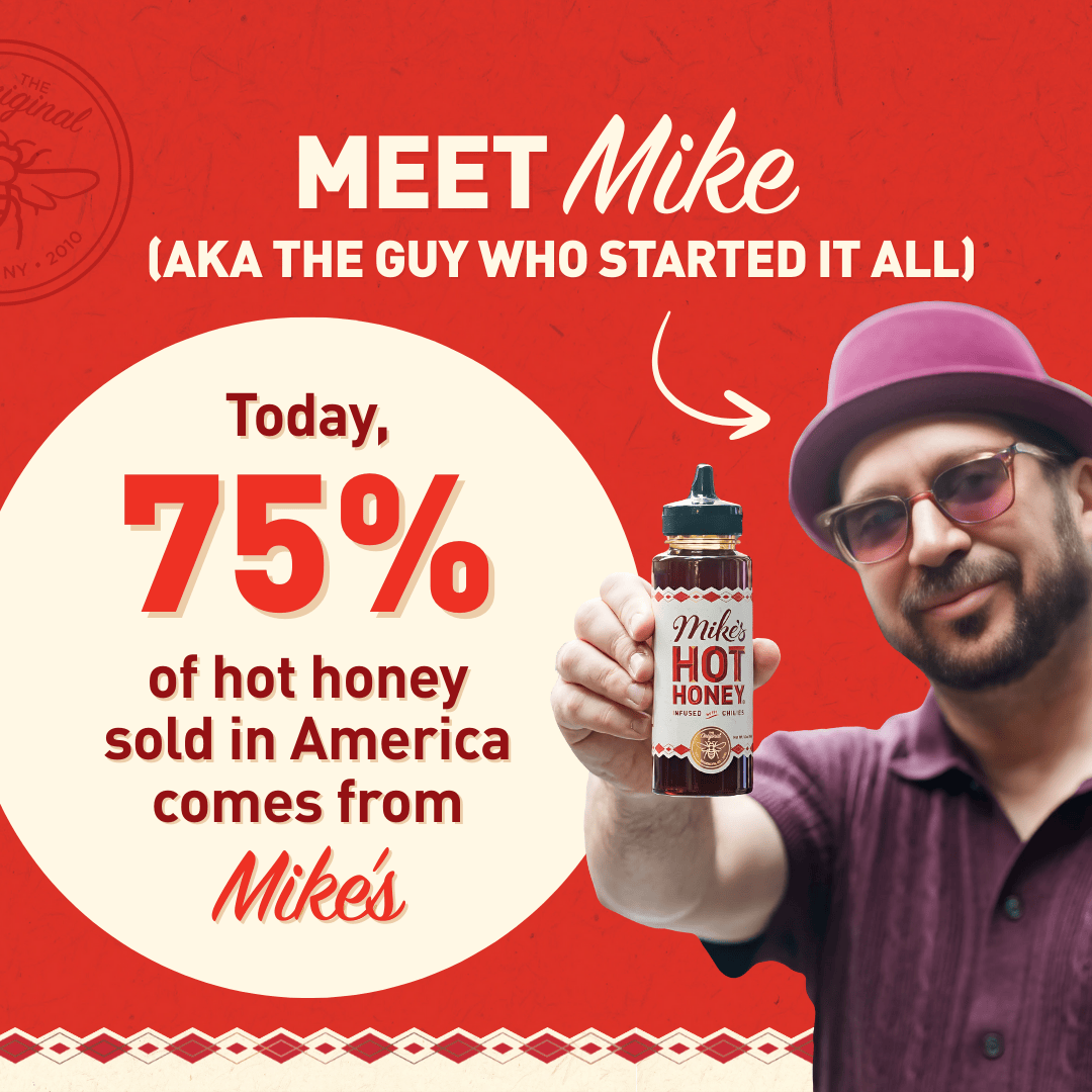 Mike's Hot Honey | Original | 6-pack | 12oz | Squeeze Bottle Mike's Hot Honey