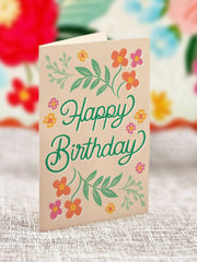 Mini Blooming Birthday Cake (10 Mini Pop-up Greeting Cards) FreshCut Paper LLC