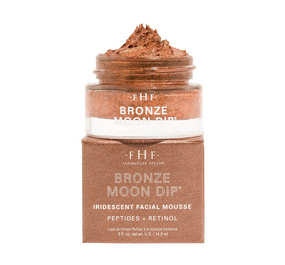 Mini Bronze Moon Dip® Iridescent Facial Mousse .5 oz FarmHouse Fresh Self care