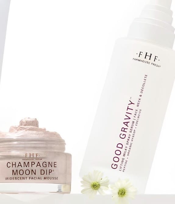 Mini Champagne Moon Dip® Iridescent Facial Mousse .5 oz FarmHouse Fresh Bath & Body