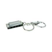 Mini Harmonica Keyring House of Marbles Silver