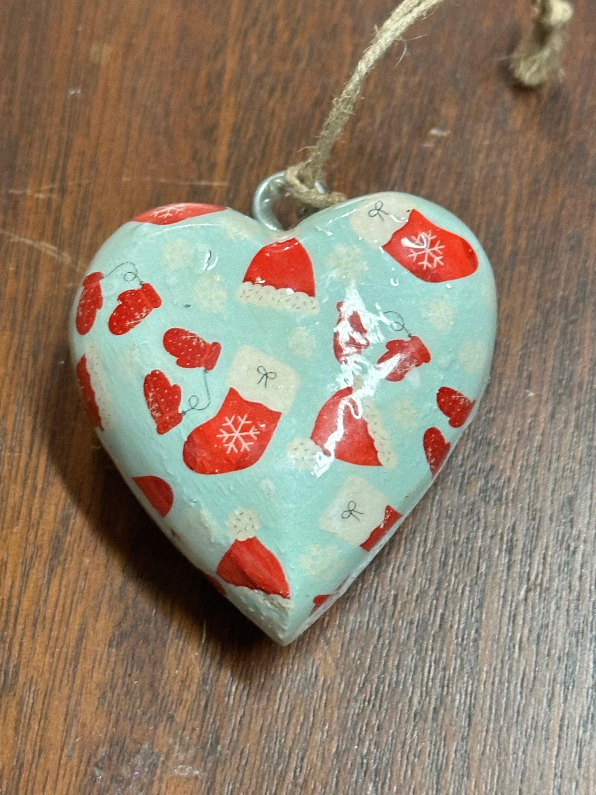 Mini Hearts for Love & Laughter Ganz Christmas Ornament