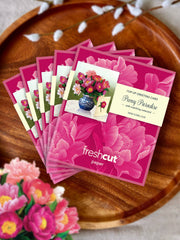 Mini Peony Paradise (10 Pop-up Greeting Cards) FreshCut Paper LLC