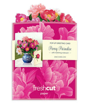 Mini Peony Paradise (10 Pop-up Greeting Cards) FreshCut Paper LLC