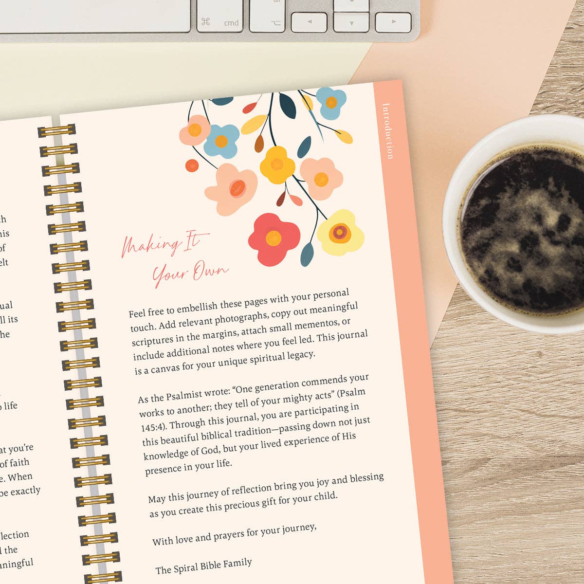Mom's Faith Journey: A Year of Faith & Testimony Spiral Bible