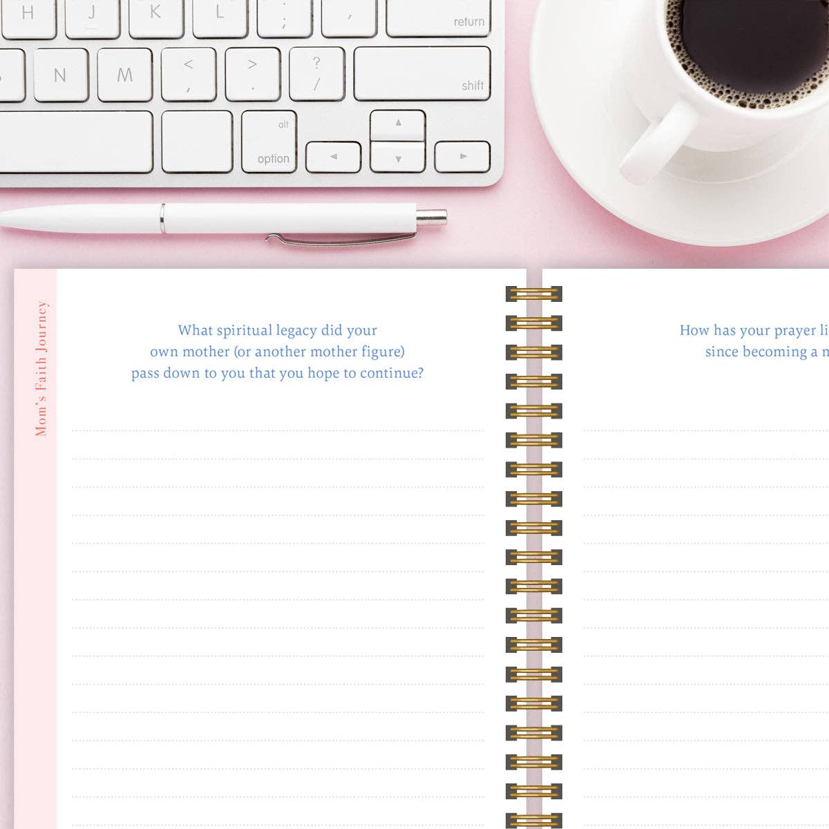 Mom's Faith Journey: A Year of Faith & Testimony Spiral Bible