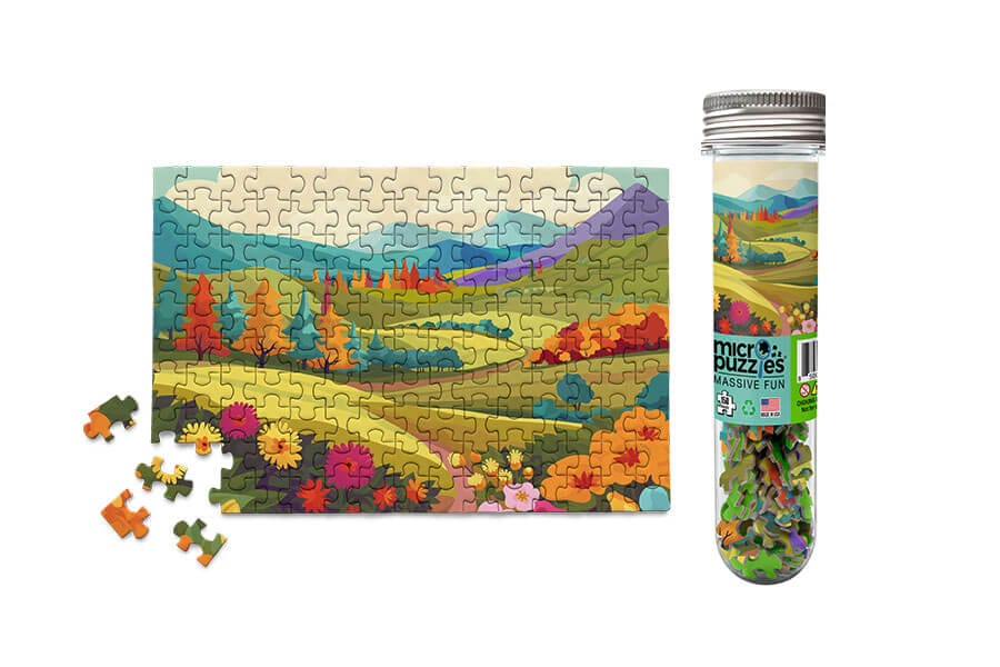 Mountain Meadows Micro Puzzle, 150 Pieces, 4x6 Micro Puzzles LLC Jigsaw Puzzles