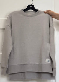Thumbnail for Mountainside Crew by SoFriCo | Gray Southern Fried Cotton PULLOVER
