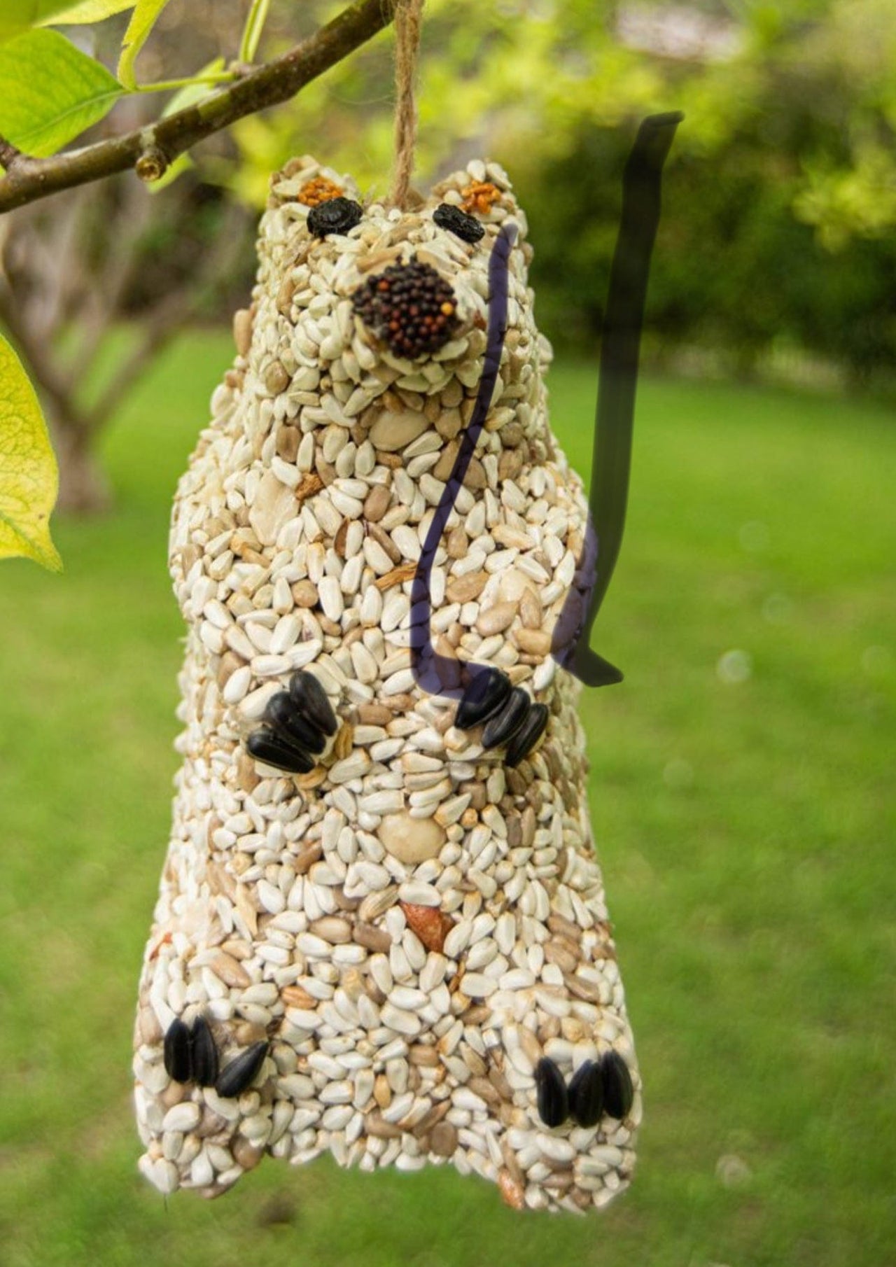 Mr. Bird Snow Bear Birdseed Animal Hanger Mr. Bird bird feeder