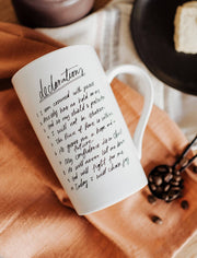 Mug: Declarations Jenessa Wait
